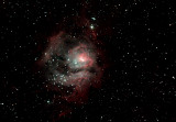 M8 emission nebula - The Lagoon Nebula