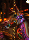 Creepy funfair horse