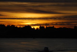 Le coucher du soleil