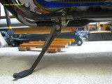 0883 Side stand actually supporting the bike (will be weded soon)