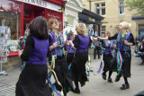 Folk dancing in Bakewell
