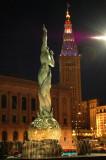 Freedom Fountain and Terminal Tower