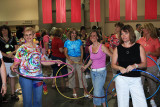 Hula hoop competition.