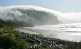 Inversion washing over Cape Meares
