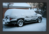 It snowed!