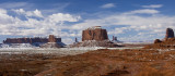 Monument Valley After Snowfall