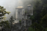Ruins of Torretta Pepoli in the mists