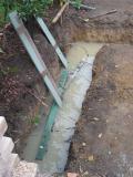 water in the trenches