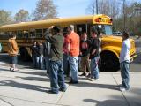 Arriving at the memorial...