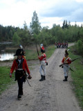 Norsk officer med livvakt