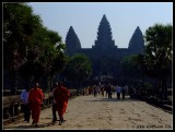 Rush hour at Angkor Wat