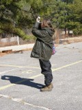 Lynn Birding with Cupcake