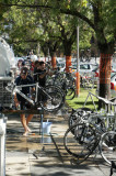 Bikes washed after each stage