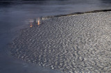 Canada Pond, half-frozen