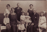  Emma and Charles McDonagh, Katie Price.  Alan McD, Ella Halsall, Edna and Marjorie Price,   Jean Halsall, Front Frank McDonagh