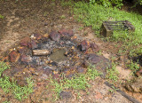 Fire pit at Bass House