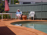 By the pool at Buderim