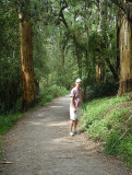 Philip on the walking track