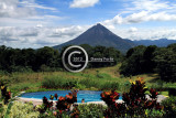 Arenal Volcano as Seen from Arenal Lodge