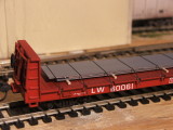 LW 60061 flatcar w/load