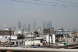 Los Angeles Skyline from the 10 - 5 Freeway Exchange