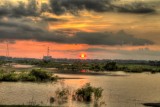 A Smiley Face Sunset