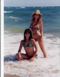 Brianna and Deborah on beach