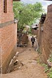 man in village