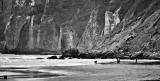 At low tide