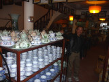 Inside a ceramic shop in Bat Trang.