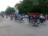 My first experience in Hanoi was to go on a cyclo ride around the Old Quarter streets.