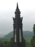 This tower is very prominent at Khai Dinhs tomb.