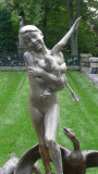In the West Garden is Karl Bitters statue called The Goose Girl, commissioned by Junior in 1914.