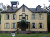 A Gothic Revival porch and Victorian tracery were added, as well as more rooms for the former presidents family and guests.