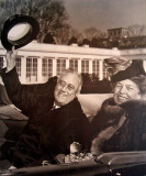 Franklin and Eleanor when they were older, after Franklin was reelected President for the third time in 1940.