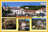 Postcard of Postojna, where the Postojna Caves are located, which, at 20 kilometers, is the largest cave system in Slovenia.