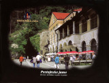 Entrance to the Postojna Caves (these photos are from postcards since I was not allowed to take photos inside the cave).