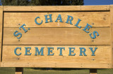 St Charles Cemetery Sign