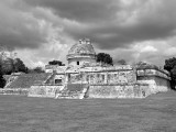 Mayan Observatory (BW)