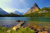Trail Along Swift Current Lake at Many Glacier
