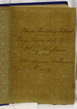 Front page inscription for 8160