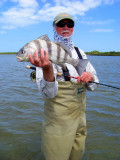 Jim with a Black Drum  in March 2008