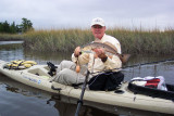 Woody with a Multi Spotted Redfish