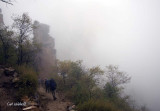 Fog on initial descent