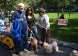 Me and Donna and Yuji with Maria Milito and her rescue boxer