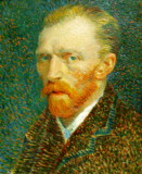 Van Gogh self portrait at AIC