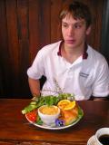 A healthy lunch at the San Antonio Botanical Garden