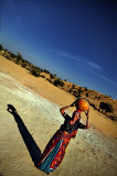 fetching water