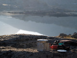 Camp at Muriel Lake