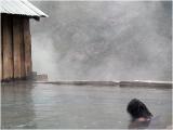 The hot springs in Khirigangah, a small place deep in the Parvati valley, northern india.